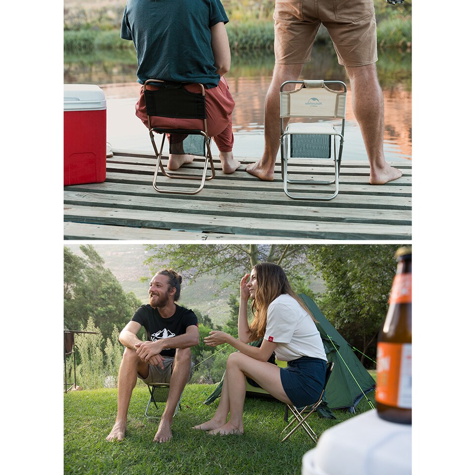 image 1 of Ultralight Oversized Camping Chair | Black | Black