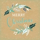 image 2 of Pack of 10 Mini Kraft Foliage Design Christmas Cards