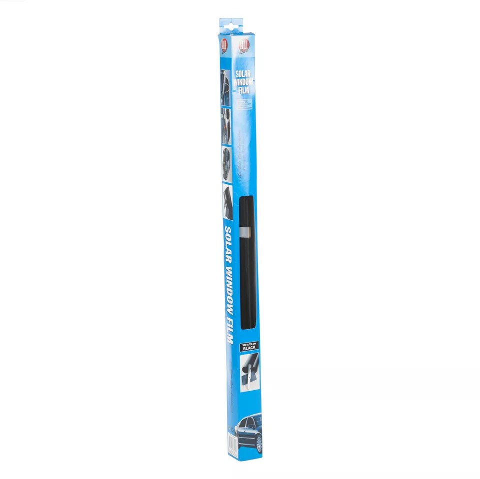 image 1 of 2-Pcs Roll Black Car Window Tint Film Kit
