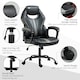 image 3 of Vinsetto Racing Gaming Chair Gamer Chair with Armrests Swivel Wheels, Black