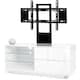 image 4 of Centurion Supports Gallus Gloss White with 2- Drawers and 3-Sheves 32"-55" LED/LCD/Plasma Cabinet TV Stand with Mounting Arm | Multi | 1