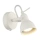 image 2 of Unique Industrial Designed Matt White Switched Wall Spot Light | White