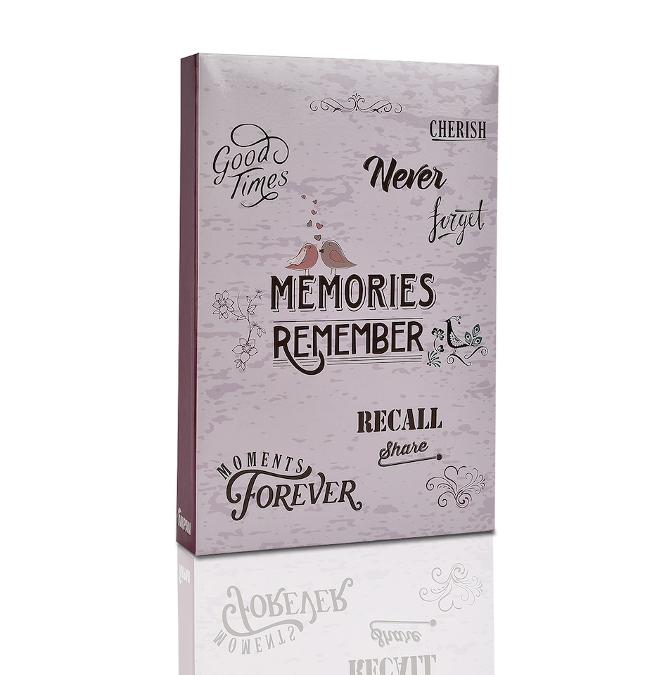 image 1 of ARPAN Slip In Memo Photo Album for 300 Photos 6x4" (10x15cm) – Picture Album with Clear Slip-In Pages for Family, Wedding & Travel Memories