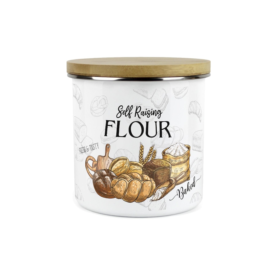 image 1 of Self-Raising Flour Large Storage Canister