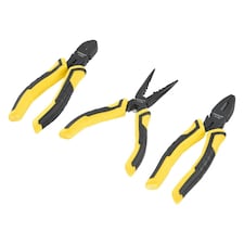 Stanley Hand Tools Controlgrip Pliers Set, 3 Piece - Multi Colour - One Size (UTTK23410)