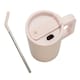 image 2 of XD Collection Cube Recycled Stainless Steel 800ml Travel Mug - Pink - One Size | Pink | 1