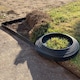 image 6 of Flexible Black Plastic Garden Lawn Edging with 40 Pegs (10m) - 3 Rolls