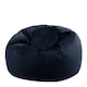 image 1 of icon Aurora Classic Velvet Bean Bag Chair Flowers Bean Bags Blue