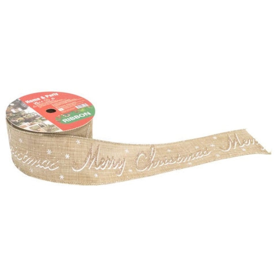 image 1 of Assorted Gold Luxury Christmas Decorative Wired Ribbon Reels 3m - Pack of 12