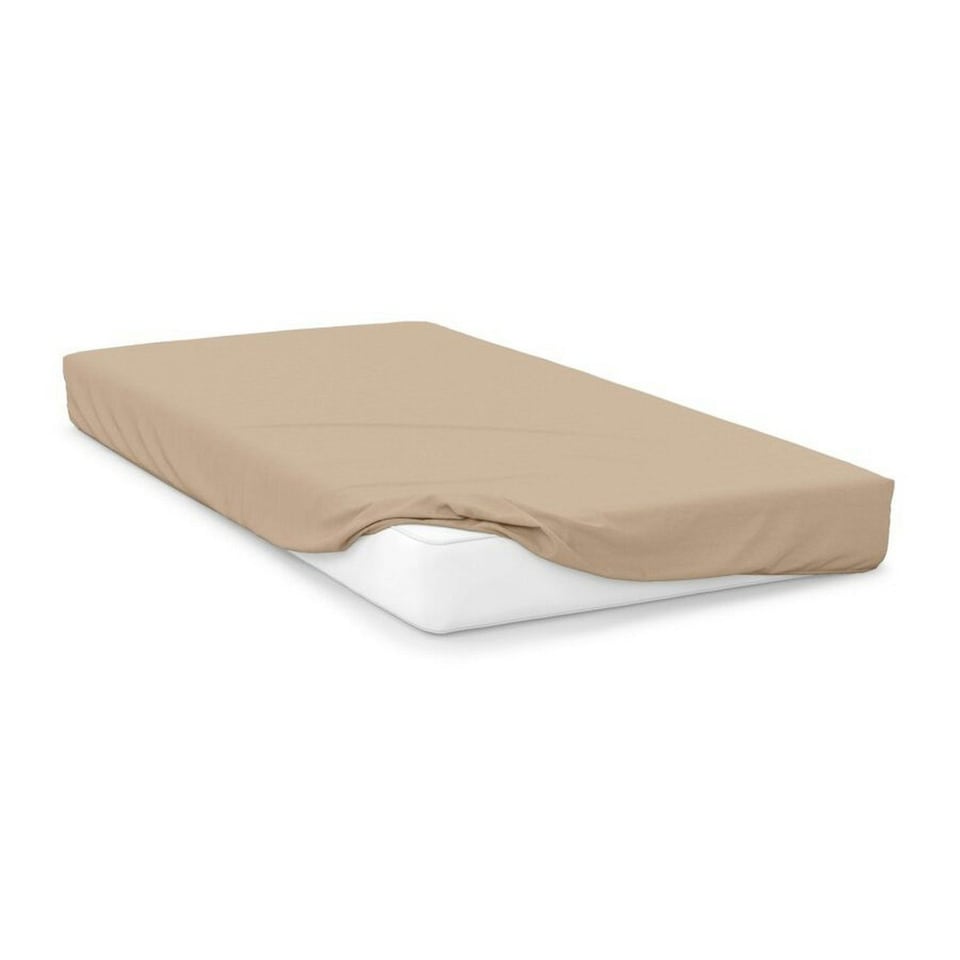 Belledorm Percale Fitted Sheet - Walnut Whip - 190cm x 105cm