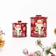 image 1 of 2 Set Red Santa Christmas Tins