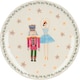 image 1 of KitchenCraft The Nutcracker Collection Sugar Plum Fairy Canape Plate | Multi
