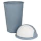 image 2 of 25Le Push Can Bin Swing Top Lid Kitchen Office Waste Garbage Rubbish | Blue | Blue | 25 Litre | 1
