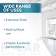 image 6 of Polar Masonry Paint Multi-Purpose Interior & Exterior Emulsion Paint Matt | Black | Black | 500 ml