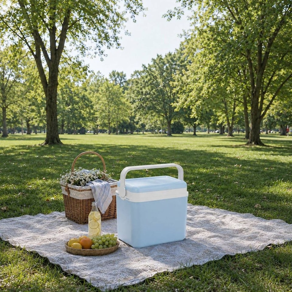 image 1 of 10L Insulated Cooler Box | Blue | 1
