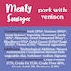 image 7 of Meaty Sausages Pork & Venison Dog Treats (4x100g)