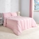 image 7 of OHS Reversible Coverless 10.5 Tog Soft Plush All Year Round Duvet Cover and Pillowcase Bedding Set Grey | Grey Gingham | Single