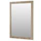 image 1 of 900 x 600mm Bathroom Sonoma Oak Mirror (Central) Brown
