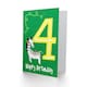 image 2 of Fun Zebra Party Age 4 Year Old 4th Child Kids 4th Birthday Card