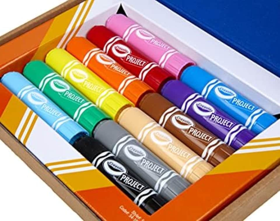 image 1 of Crayola Quick Dry Paint Sticks Set 12 Count