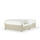 image 1 of Memory Maestro Memory Foam Cream Naples Velvet Divan Set Small Double