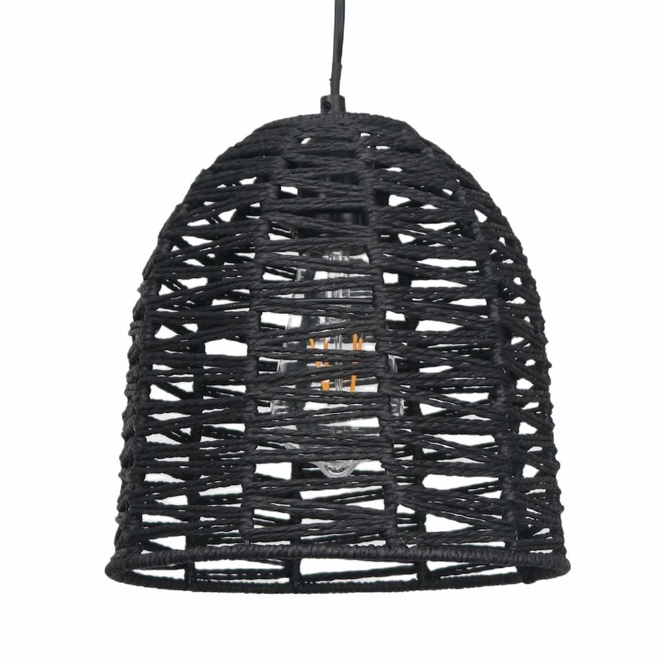 image 1 of Kleo - Dark String Pendant Lightshade | Black | Medium | 1