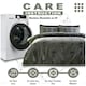 image 6 of Skull Charcoal Printed Duvet Cover Set Reversible Polycotton Beddings Grey | Double
