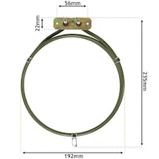SPARES2GO 3 Turn Heater Element Compatible With Prestige