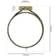 image 2 of SPARES2GO 3 Turn Heater Element compatible with Caple Fan Oven Cooker (2500W, 230v)