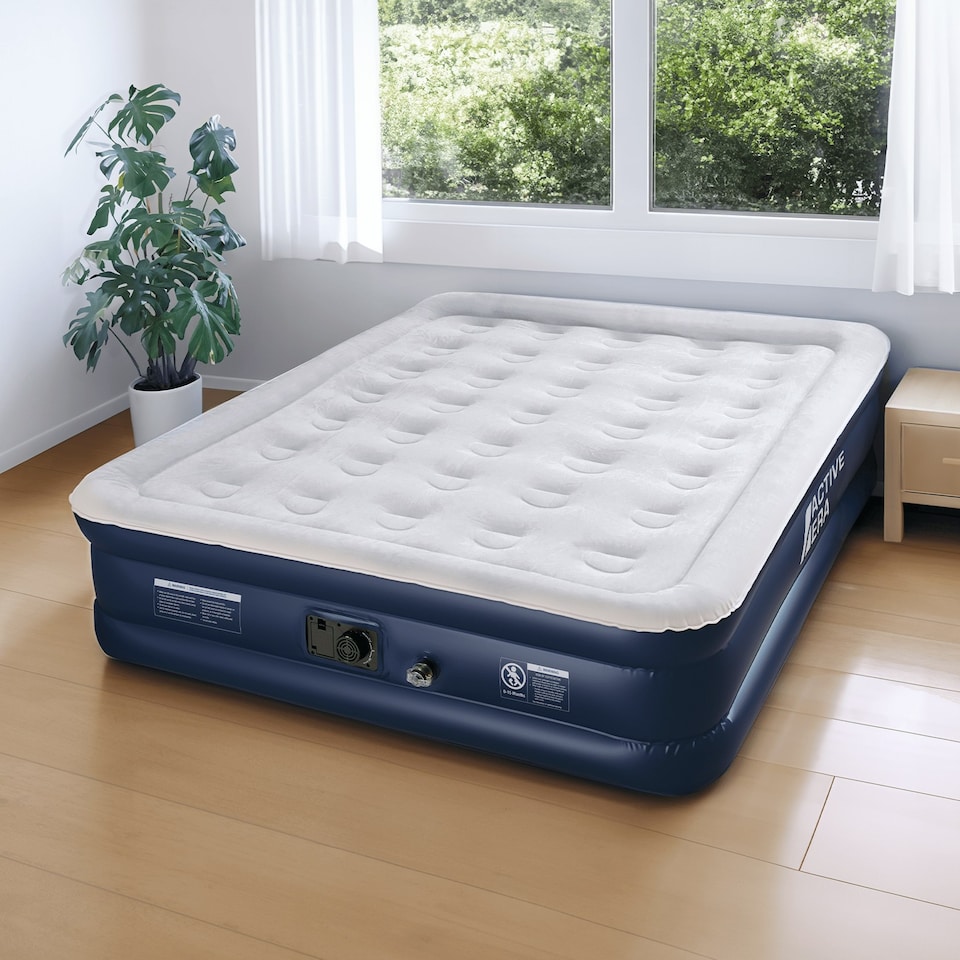 image 1 of Active Era King Size Comfort Air Bed – Grey/Navy