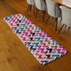 image 2 of Tropical Geometric Zig Zags (Runner Rug) Multi