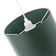 image 5 of Classic Forest Green Faux Leather Lamp Shade with Inner Cotton Lining | Green | Forest Green | 1