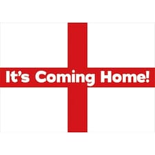 A0 It's Coming Home England Party Sign Decoration 119cm x 84cm