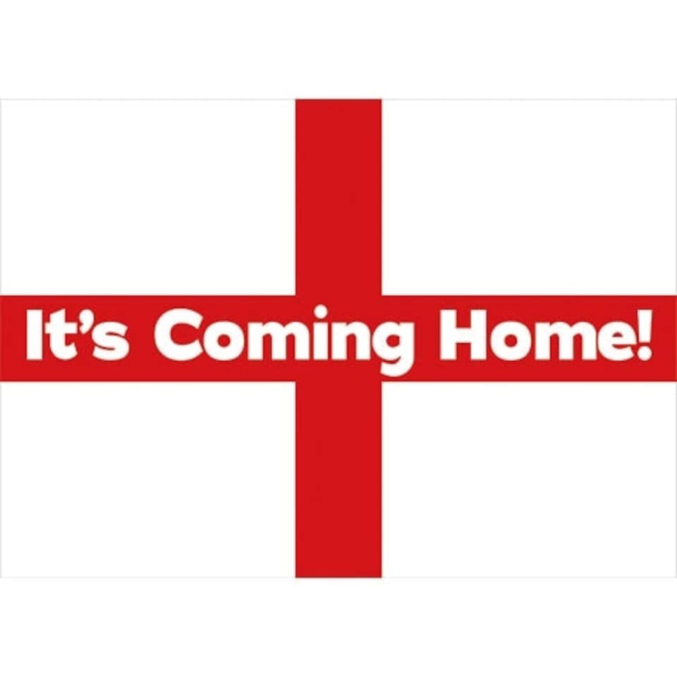 A0 It's Coming Home England Party Sign Decoration 119cm x 84cm