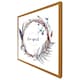 image 4 of Watercolour boho wreath (Picture Frame) Grey | S