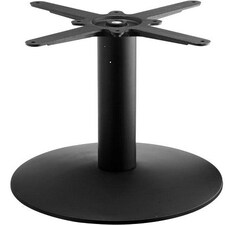 Tayzan Small Round Coffee Table Base - Black Cast Iron Black