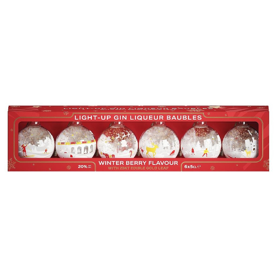 image 1 of Light-Up Gin Liqueur Baubles | Clear