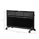 image 5 of HOMCOM POWER Convector Radiator, Energy Saving Freestanding or Wall-mounted Heating with 2 Heat Settings Safety Cut-Off, Black