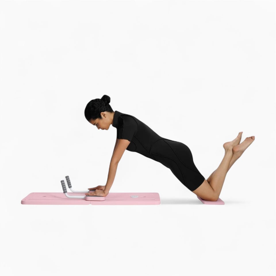 image 1 of GymSets Home Reformer Pilates Machine(Black)