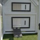 image 8 of PawHut Wooden Chicken Coop Hen House Enclosure Garden with Ramp Run Nesting Box