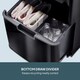 image 6 of Cooks Professional Recycling Sensor Bin 75L with Dual Compartments & Food Caddy | Black | Black