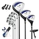 image 1 of COSTWAY Men's Complete Golf Clubs Package Set 10 Pieces Blue