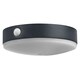 image 1 of OSRAM ENDURA Style Tossa Solar Wall Light Sensor 3000K Black