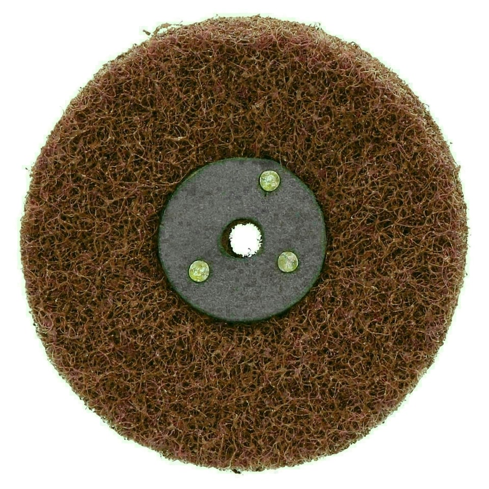 image 1 of Coarse Abrasive Scotch Mop Rust Paint Removal Polishing Buffing 4" x 4 Row