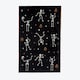 image 10 of Luxury Halloween Hand Towels Pack of 2 - 100% Cotton Spooky Tea Towels Multi | Multi
