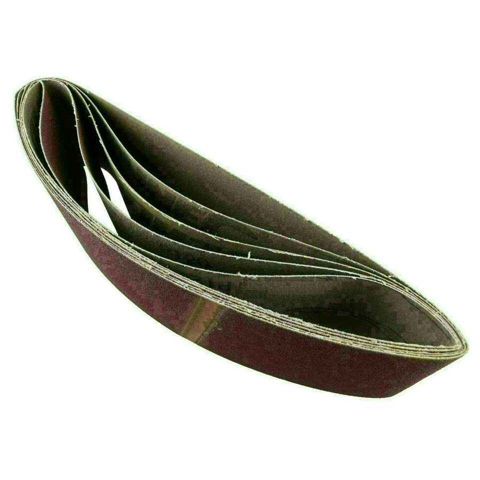 image 1 of 533mm x 75mm 120 Grit Extra Fine Sander Sanding Belts Abrasive Discs 50pk