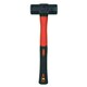 image 5 of 3lb Lump Hammer / Mini Sledge Hammer Mallet Fiberglass Handle TE320