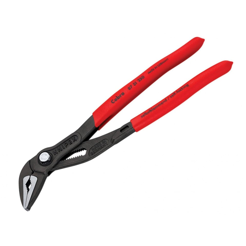 Knipex Cobra Es Extra Slim Water Pump Pliers Pvc Grip 250mm - Multi Colour - One Size