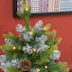 image 8 of HOMCOM 2 Pieces 2' Prelit Artificial Tabletop Christmas Trees, LED Display