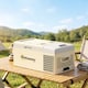 image 9 of Outsunny 16L Car Refrigerator Fridge Freezer, 12/24V DC and 100-240V AC, Khaki